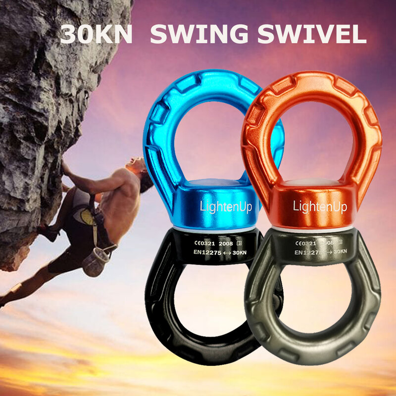 30KN Universal Wheel Aerial Yoga Fixed Connector Rotating Connection Ring Upper Air Wheel Upper End Swivel Yoga Accessories ﻿
