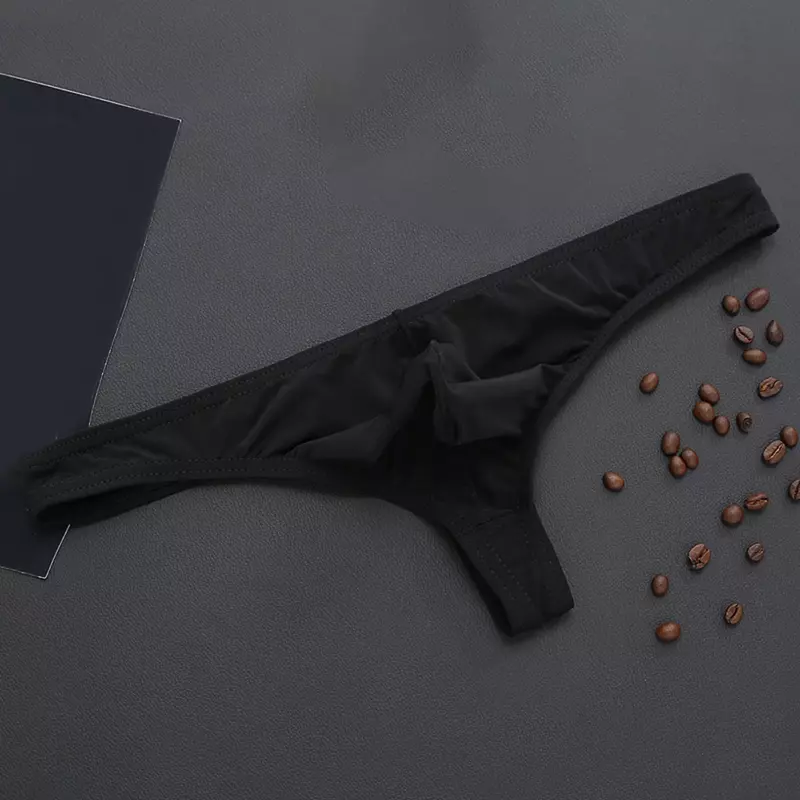 Sous-vêtement sexy en maille transparente pour hommes, caleçon gay en coton respirant, lingerie pour transsexuels