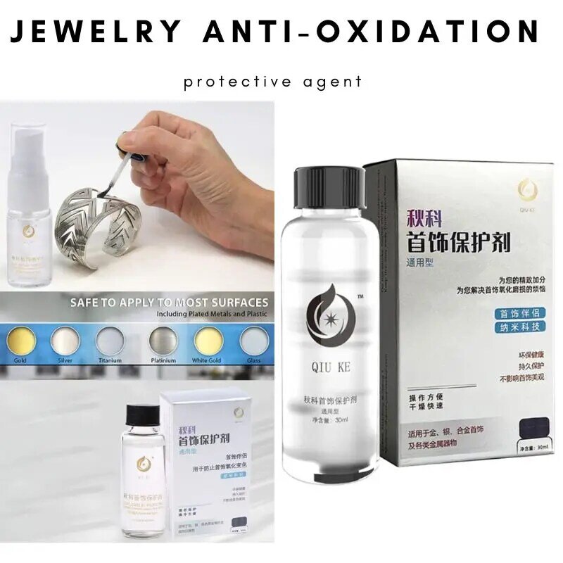 Revêtement de bijoux transparent Anti-oxydation, Agent de protection Invisible