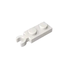 لوح Gobricks مع مشبك على النهاية ، 1 × 2 معدل ، متوافق مع Lego ، يجمع كتل البناء ، قبضة رأسية