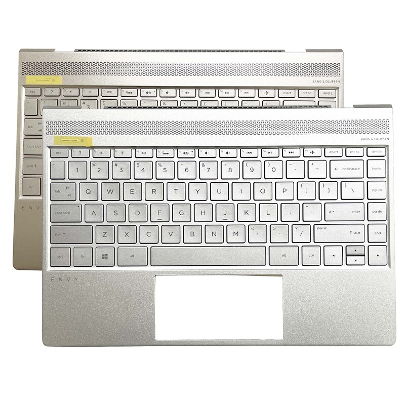 Keyboard AS/LA/JP Baru Asli untuk HP ENVY 13-AD TPN-I128 Laptop Palmrest Atasan Penutup Atas dengan Lampu Latar 928502-001 928504-001 503