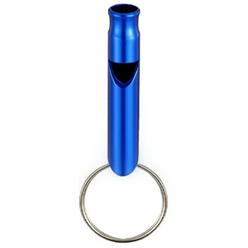 Wandelen Sleutelhanger Fluit Outdoor Training 45*8Mm Aluminium Noodhelper Mini Voor Vogels Voor Het Trainen Van Huisdieren