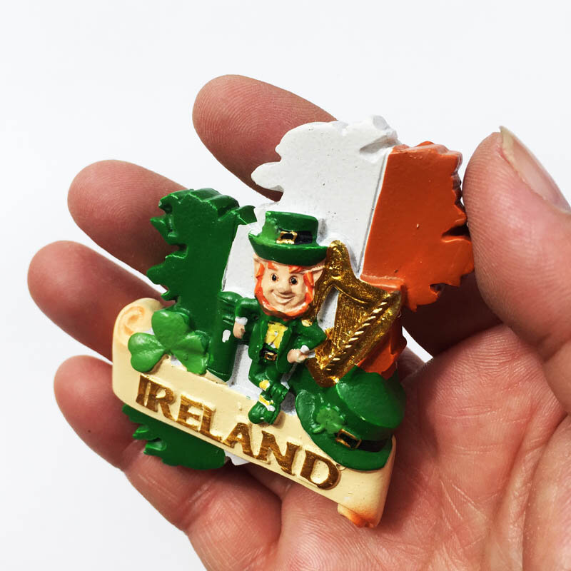 Irlandia 3D Magnet Kulkas Pariwisata Suvenir Kulkas Magnet Stiker Koleksi Kerajinan Hadiah