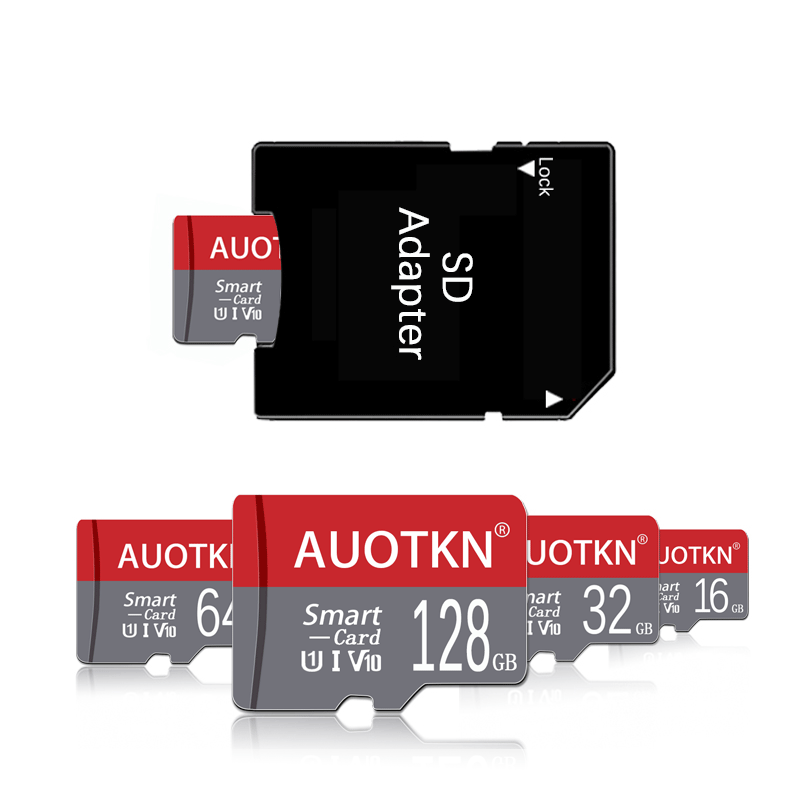 Kostenloser Adapter Micro SD-Karte 32GB 64GB 128GB 256GB 512GB SDXC-Speicher karte C10 8G 16G Hochgeschwindigkeits-TF-Karten für Nintendo Switch-Spiele