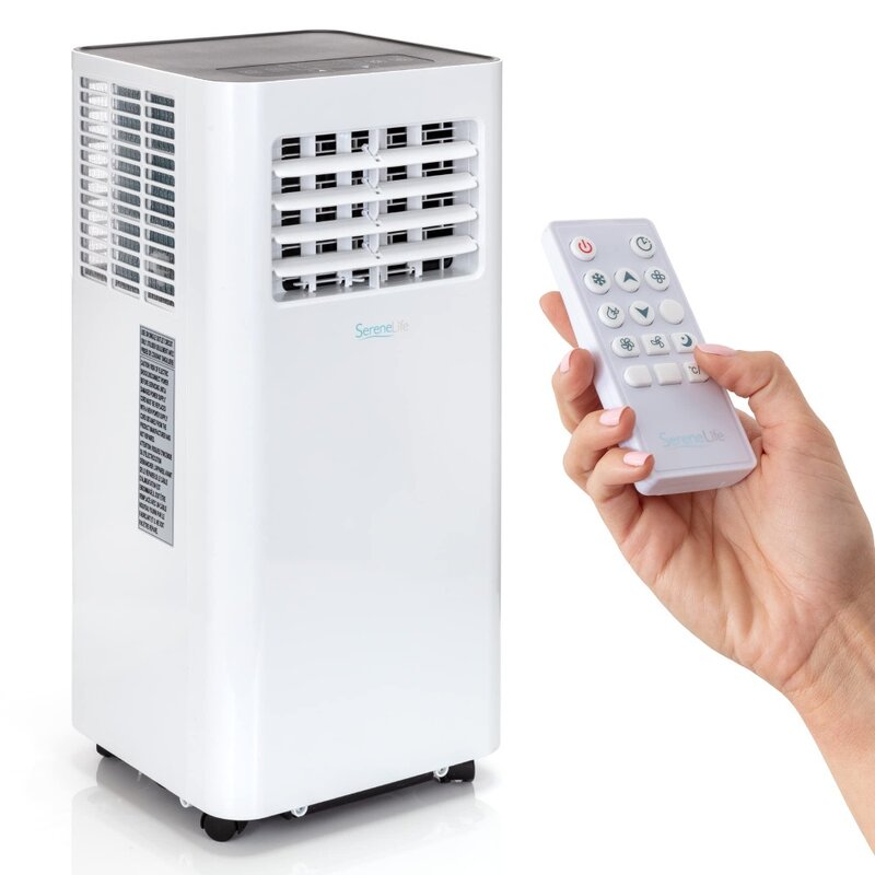 Aire acondicionado portátil para el hogar, unidad de refrigeración compacta A/C con deshumidificador incorporado y modos de ventilador, novedad de 2024