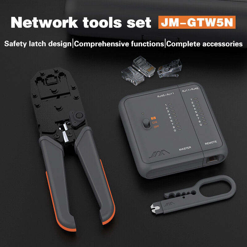 Xiaomi Jimi Network Tool Kit Professional Portable Ethernet Computer Maintenance LAN Cable Tester Repair Set