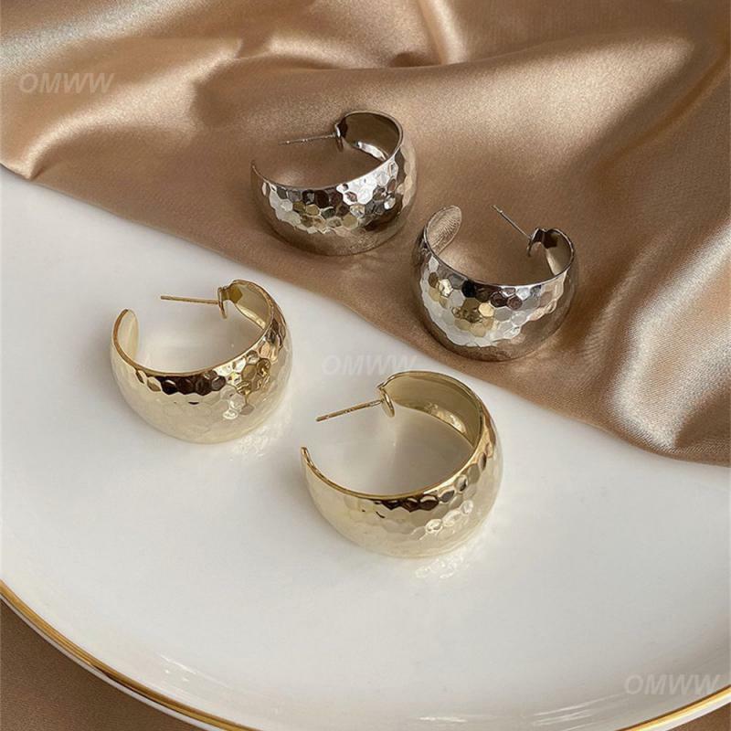 Übertriebene Ohrringe charmante und exquisite geometrische Damen Print Ohrringe Silber Ohrringe Mode accessoires Nachfrage