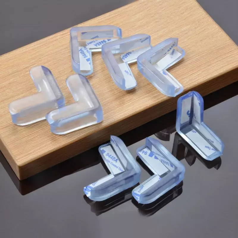 Anti-collision Glass Table Protection Clear Rubber Furniture Table Desk Corner Edge Cushion Guard Protector Baby Cover