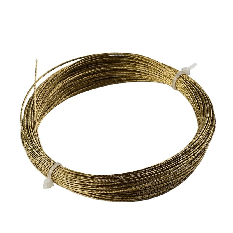 Braiding Windshield Cutting Steel Tool Wire Rope Removal Wire 22m For Glass Cutting Gold Roll Universal Durable