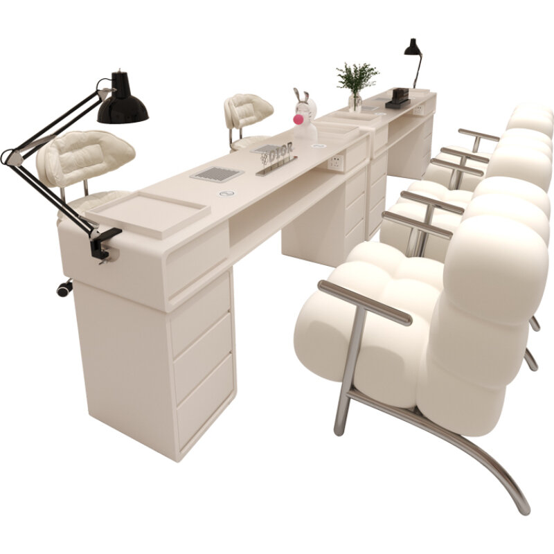 Prego mesa organizador gaveta, Nórdico branco unha mesa, Stolik estética moderna Do Paznokci, Manicure Móveis, Profissionais Design