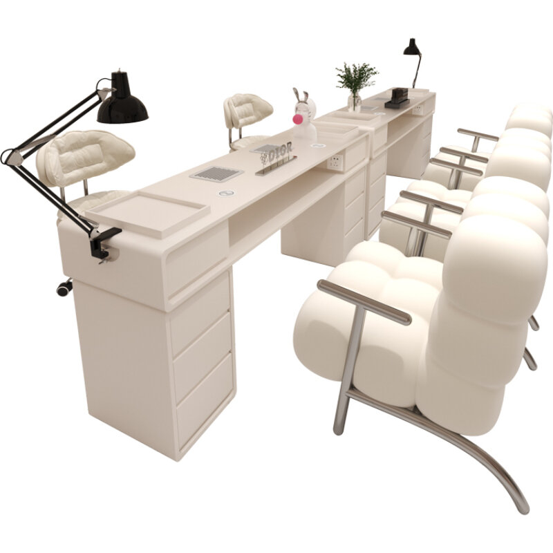 Cajón organizador de escritorio para manicura, mueble de diseño profesional, mesa de uñas blanca nórdica, estética moderna, Stolik Do Paznokci