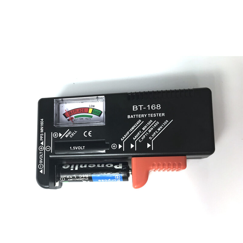Digital Baterai Kapasitansi Alat Diagnostik Baterai Tester LCD Display Check AA AAA Tombol Sel Tester Universal Tegangan Meter
