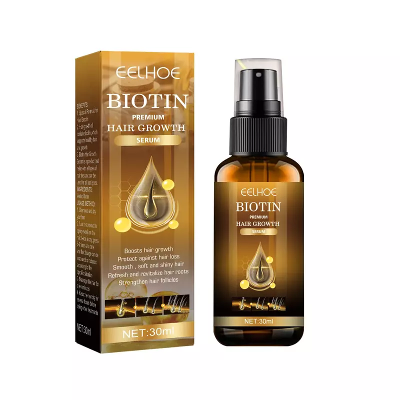 Biotin Hair Growth Spray Nourish Hair Roots Anti Loss Strengthen Hair Foliles Boosts Growth Smooth Soft Refresh Care 탈모치료제
