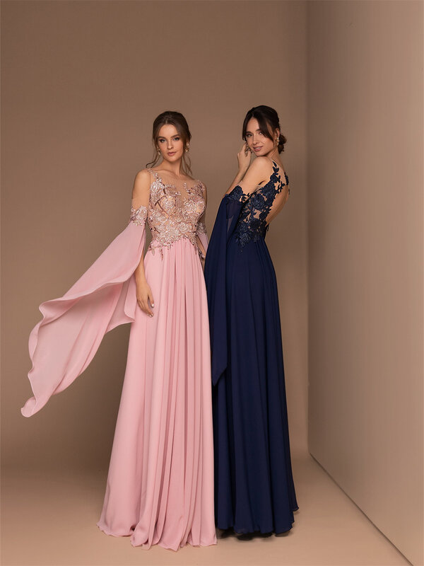 Modne koronki nadruk o sukienka na studniówkę 2024 seksowne suknie wieczorowe urocze suknia z odkrytymi ramionami do podłogi Vestidos De Novia