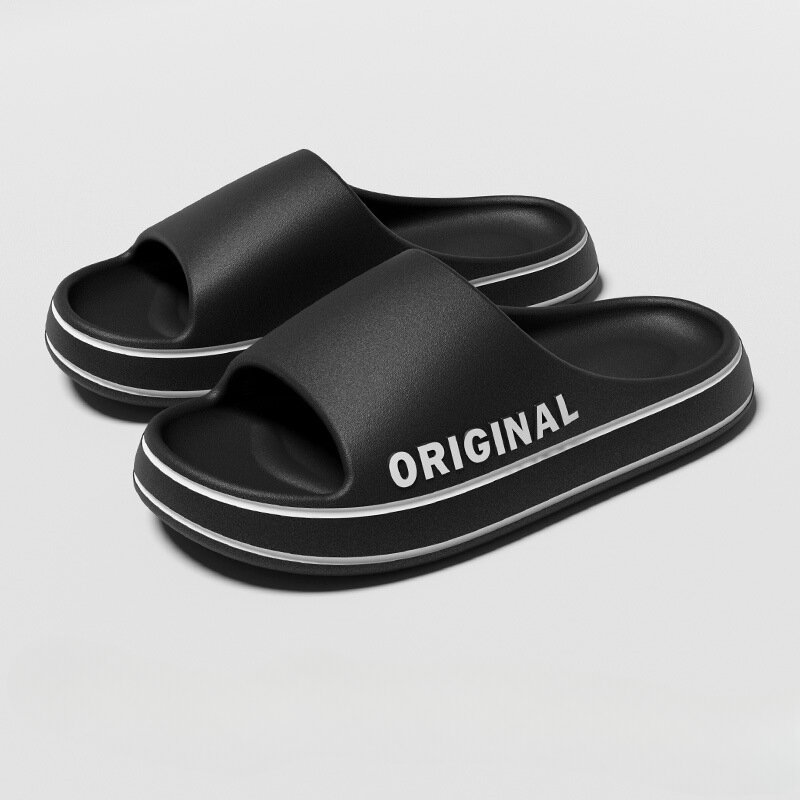 Męskie damskie kapcie EVA Trend nowe miękkie sandały dla par lekkie buty na plażę męskie buty antypoślizgowe łazienkowe
