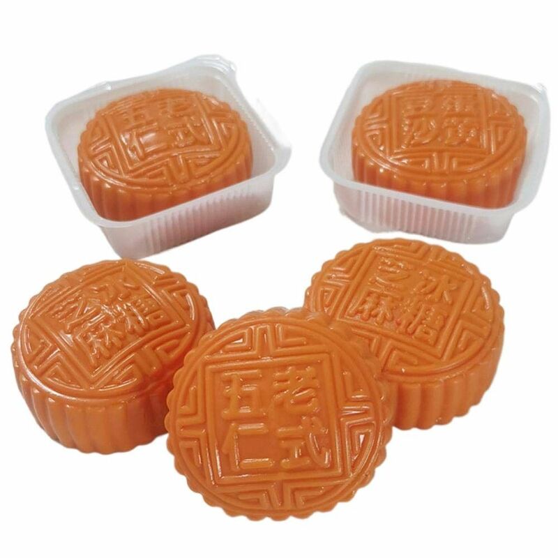 Slow Rebound Moon Cake Tricky Toys Mid-Autumn Festival Moon Cake Moon Cake Pinch Toy TPR Food Moon Cake Fidgets Toys