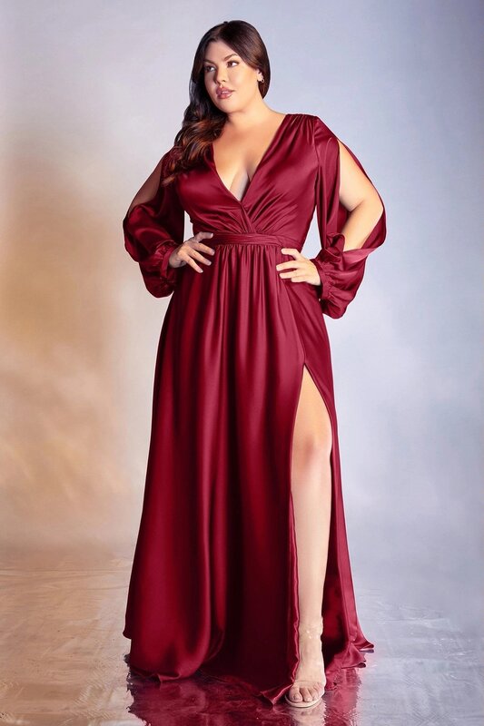 Gaun kasual longgar ukuran Plus baru gaun seksi warna polos komuter temperamen mode gaun pesta malam wanita ukuran besar