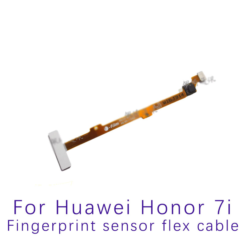 Huawei honor 7i 용 오리지널 백 홈 버튼 키 연결, 터치 ID 스캐너, 지문 센서, 플렉스 케이블 리본