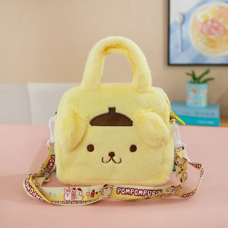 Оптовая продажа, плюшевая сумка Sanrio, рюкзак Kuromi, сумка Cinnamoroll, сумка мелодия, Наплечные сумки Hello Kitty, косметичка, подарок для девочки