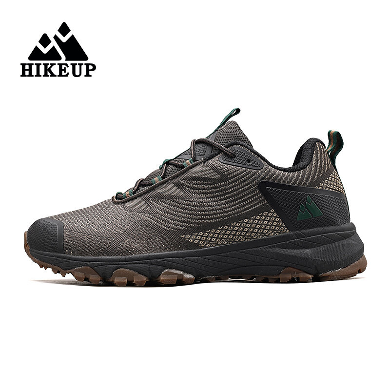 HIKEUP-zapatillas de deporte para hombre, calzado deportivo para senderismo, senderismo, senderismo al aire libre, correr, acampar, nuevo diseño