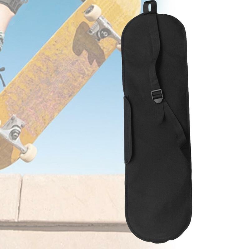 Mochila impermeável skate para crianças, Folding Deck Bag, Travel Bag ajustável, ao ar livre