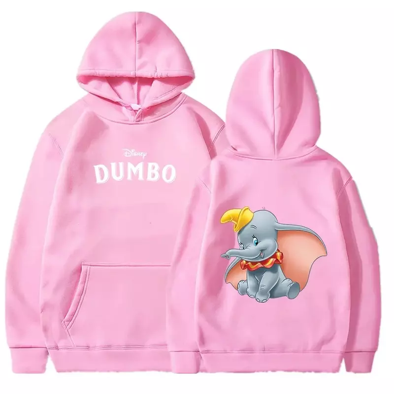 Disney-Sudadera con capucha de Dumbo para hombre y mujer, Jersey informal de otoño, ropa de calle Harajuku, deportiva, 2024