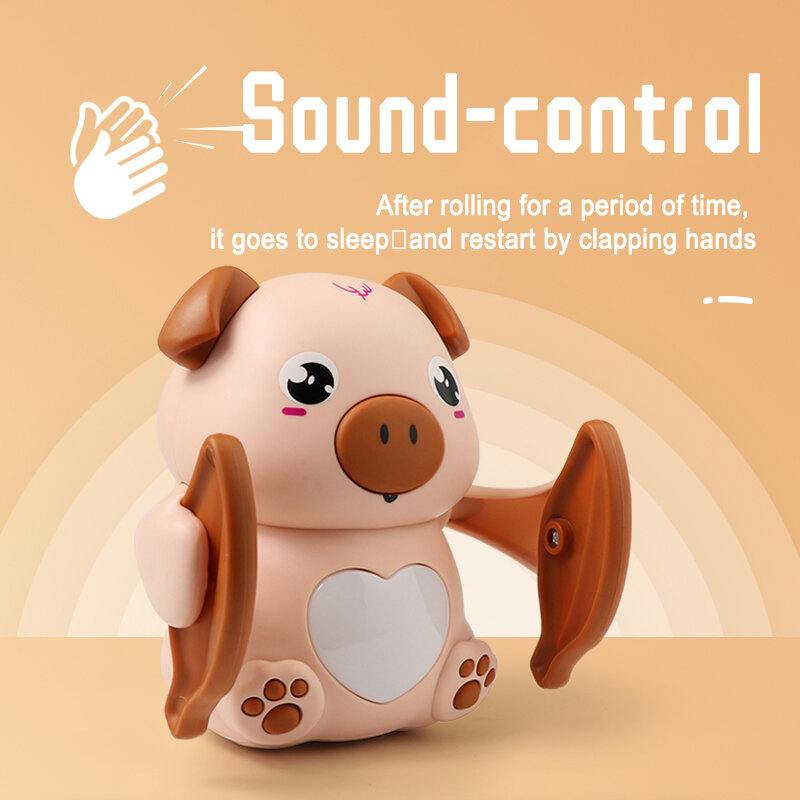 طفل التحكم الصوتي المتداول لعب للأطفال الموسيقى دمى طفل اللعب الصوت التحكم المتداول لعب للأطفال اللعب التفاعلية هدية