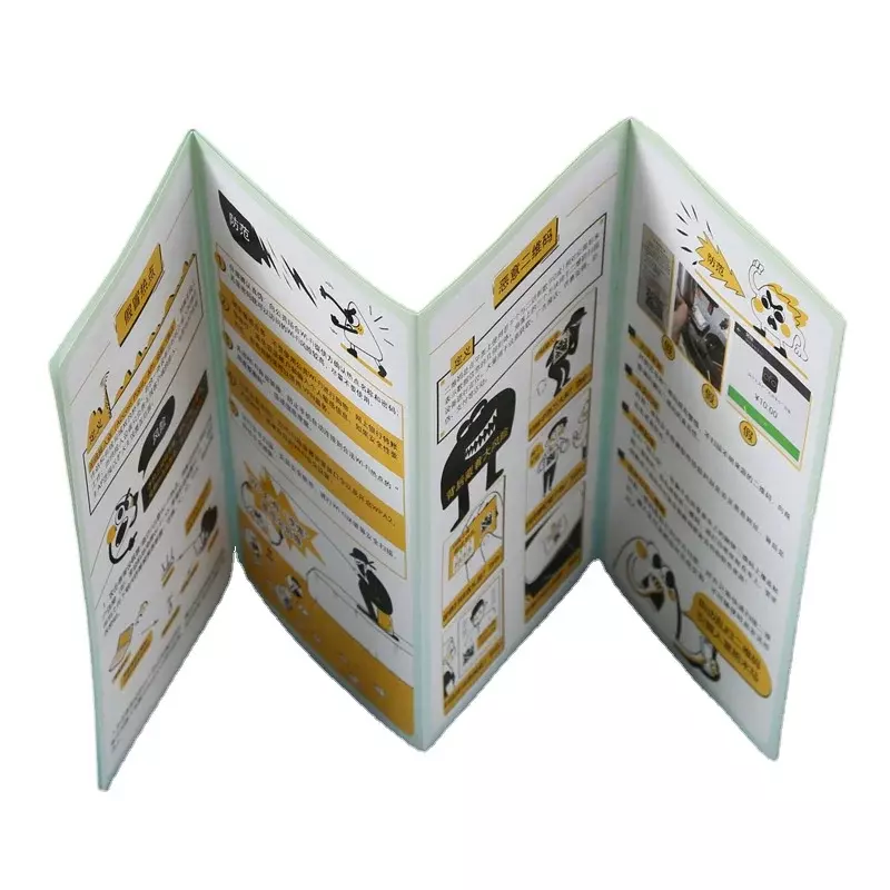 Kunden spezifisches Produkt. Flyer/Faltblatt/Katalog/Broschüre Druck für Unternehmen maßge schneiderte Größe Design Flyer Drucks ervice