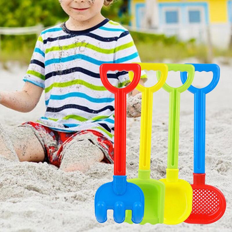 Ensemble de bac à sable de développement portable pour enfants, jouets de plage d'été, cadeaux d'anniversaire pour les tout-petits, 4 pièces