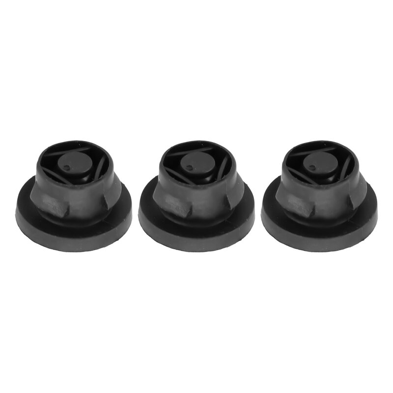 Car Air Filter Rubber Insert Grommet  Universal Fitment  Easy Installation  Enhance Engine Efficiency  Pack of 3