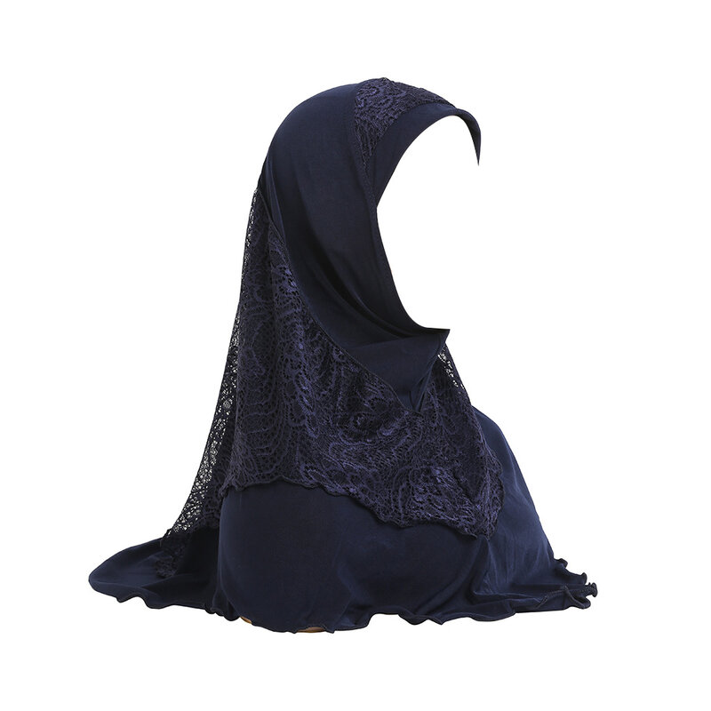 حجاب مسلم عمامة للبنات ، لف للرأس ، حجاب عربي ، شالات للصلاة ، للأطفال من 3 إلى 8 سنوات أغطية رأس