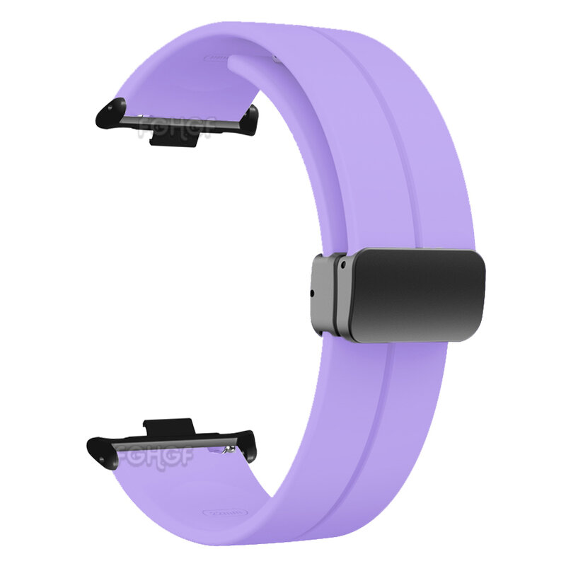 Silicone Wristband For Redmi Watch 4 Strap Magnetic Folding Buckle Bracelet For Redmi Watch 4 SmartWatch Band Pulseira Accessory