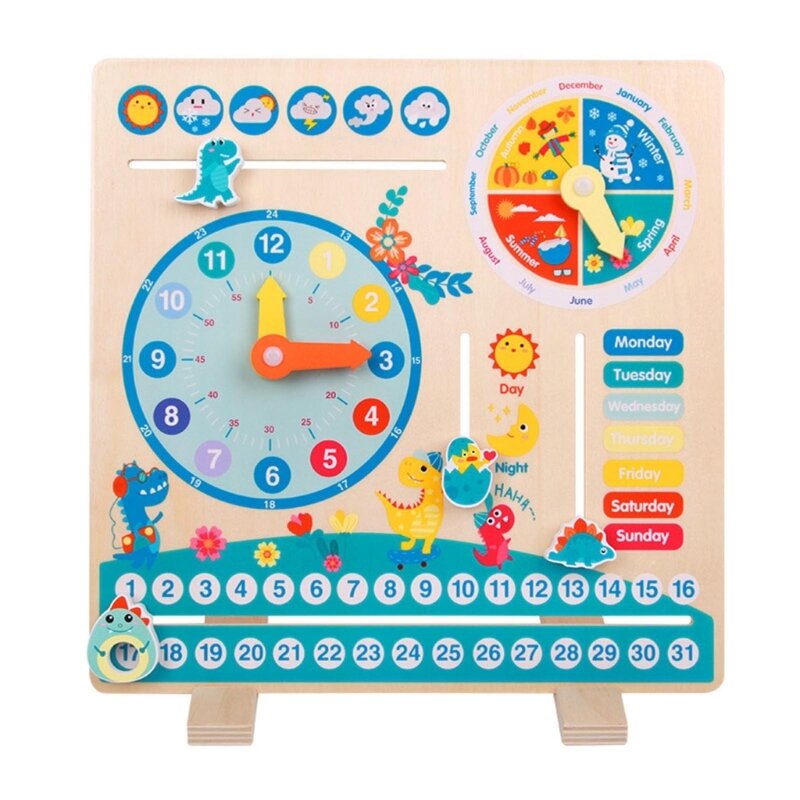Teaching Clock Props for School Classrooms and Homeschool Supplies Toy Dropship