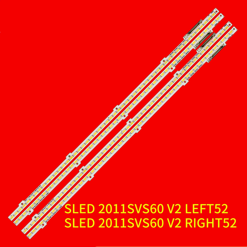 Strip LED untuk UN60D6000 UN60D6400 UN60D6500 Strip unun60d7000 UN60D6900 UN60D6420 SLED 2011SVS60 V2 RIGHT52 LEFT52