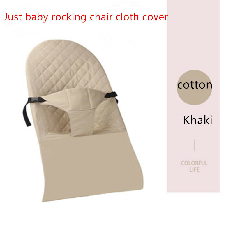 Alta qualidade algodão bebê cadeira de balanço pano capa macia e confortável capa de pano universal bebê cadeira de balanço acessórios
