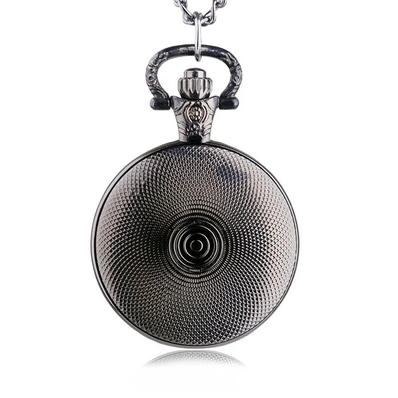 Reloj de bolsillo de cuarzo con colgante personalizado para hombre y mujer, cronógrafo con diseño de Lobo, a la moda, novedad