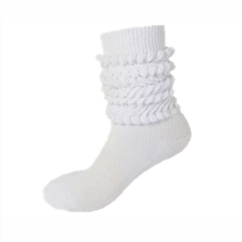 Kẹo Màu Slouch Scrunchy Vớ Nữ Cotton Bé Gái Cổ Đầu Gối Cao Boot Sock Dạo Phố Cho Nam Nữ Cao Khởi Động Rời sock