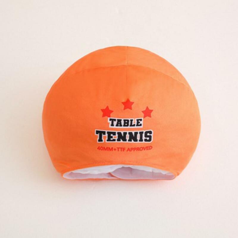 Sombrero de Cosplay de tenis de mesa de felpa suave, disfraz de fiesta de Cosplay, rendimiento, forma de bola elástica, deportes, Invierno