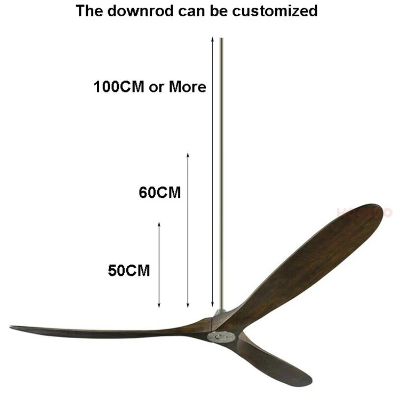 Big 60 Inch ABS Bland Ceiling Fan with LED DC Motor Remote Control ventiladores para casa  산업용 선풍기 Free Shipping