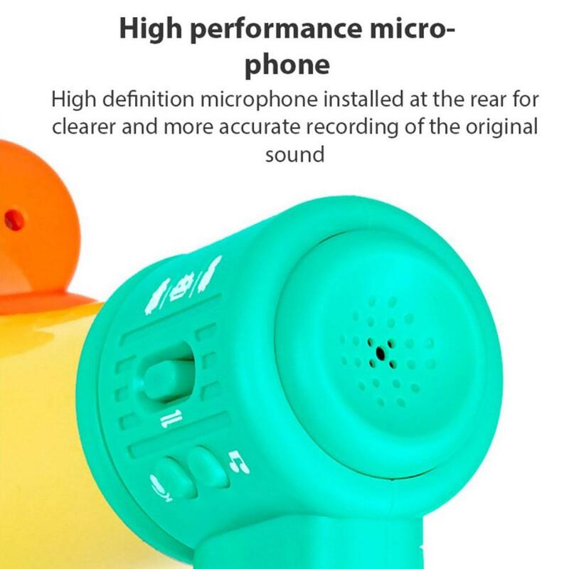 Horn Voice Changer, Crianças Engraçadas Piadas Presentes Grande Boca Megafone Gravação Toy Voice Changer Brinquedo Para Presentes das Crianças
