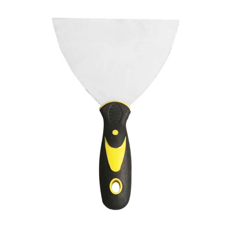 Aço inoxidável espátula faca putty pá raspador com alça de plástico raspagem ferramenta para drywall papel parede