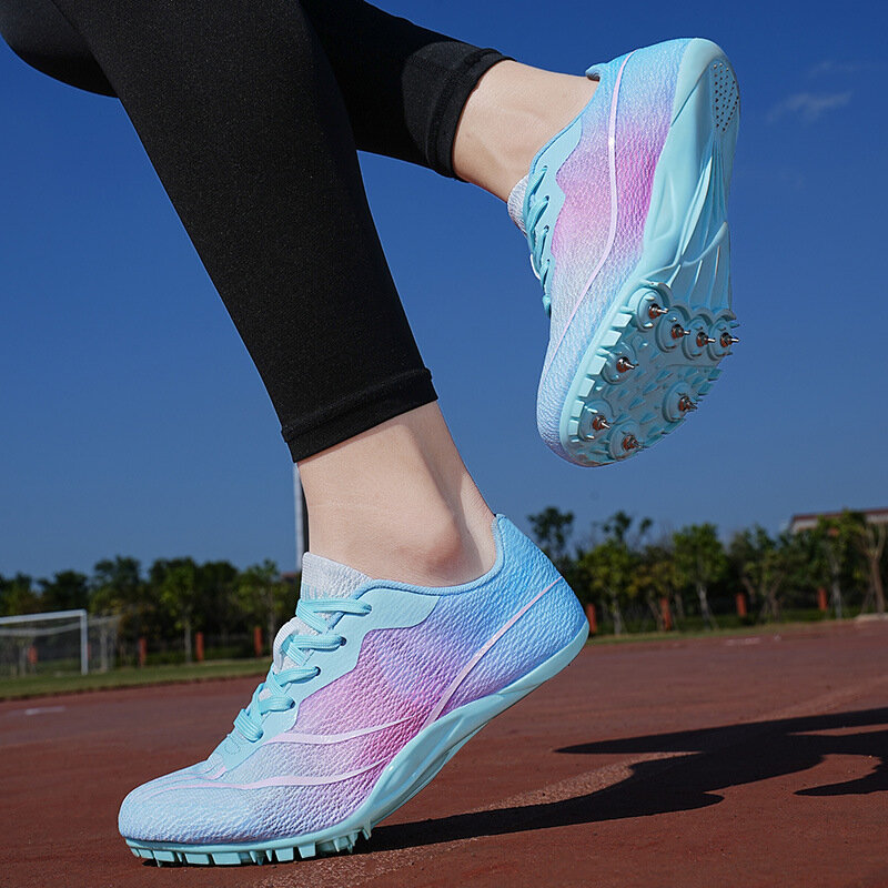 Männer Frauen Leichtathletik Events Stollen Sprint Schuhe Athlet Short Spikes Running Sneakers Training Rennsport Schuhe Größe 35-45