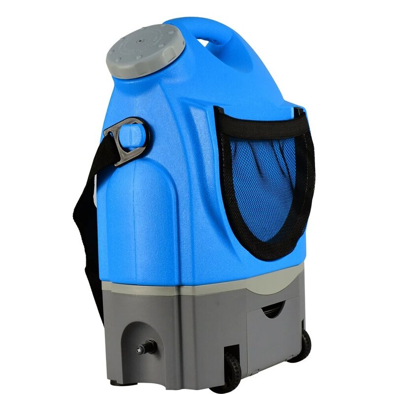 Lavadora de pressão elétrica portátil, Pistola de água para ar condicionado do carro, Lavagem com tanque de água e rodas