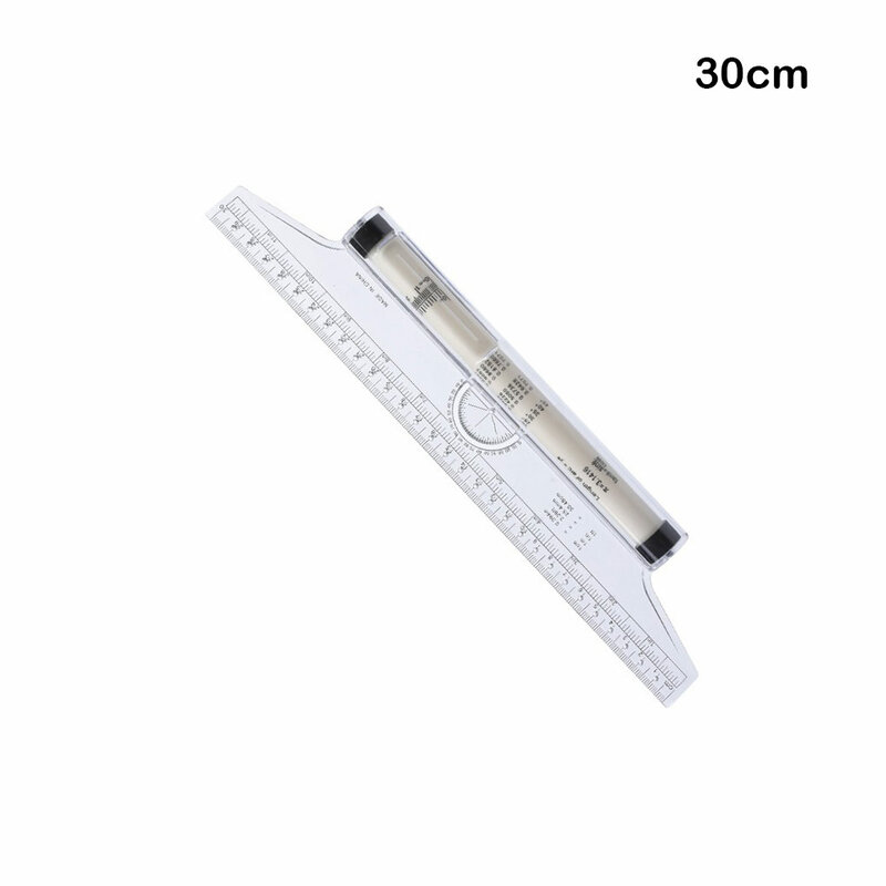 Durable Plastic Parallel Ruler Measuring Scale Ruler Clearly Scale Drawing Circle Drafting Tool Angles Line Ruler