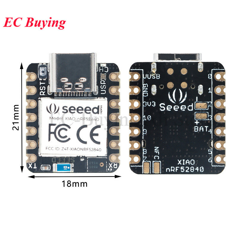 Seeedu37XIAO BLE GENSE-Microcontrôleur de bras, technologie Bluetooth-c pour Ardu37CharacterLOT, RP2040 nRF52840, 2 pièces/1 pièce