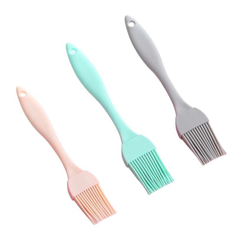 Silicone Pastry Brush Heat Resistant Oil Butter Basting Brush for BBQ Grill Cooking Baking Silicone Basting Pastry Brush