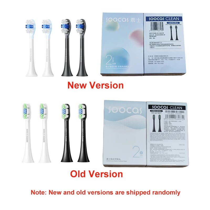 Original SOOCAS Sonic Electric Toothbrush Heads Replacement  SOOCAS X1 X3 X3U X5 teeth brush replacement heads