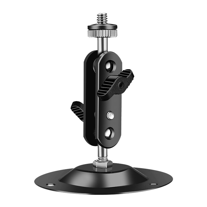 Wall Ceiling Steel Rotary Mount Bracket Install Holder CCTV Camera Stand Action Camera Support Indoor Outdoor M6 Screw Thread