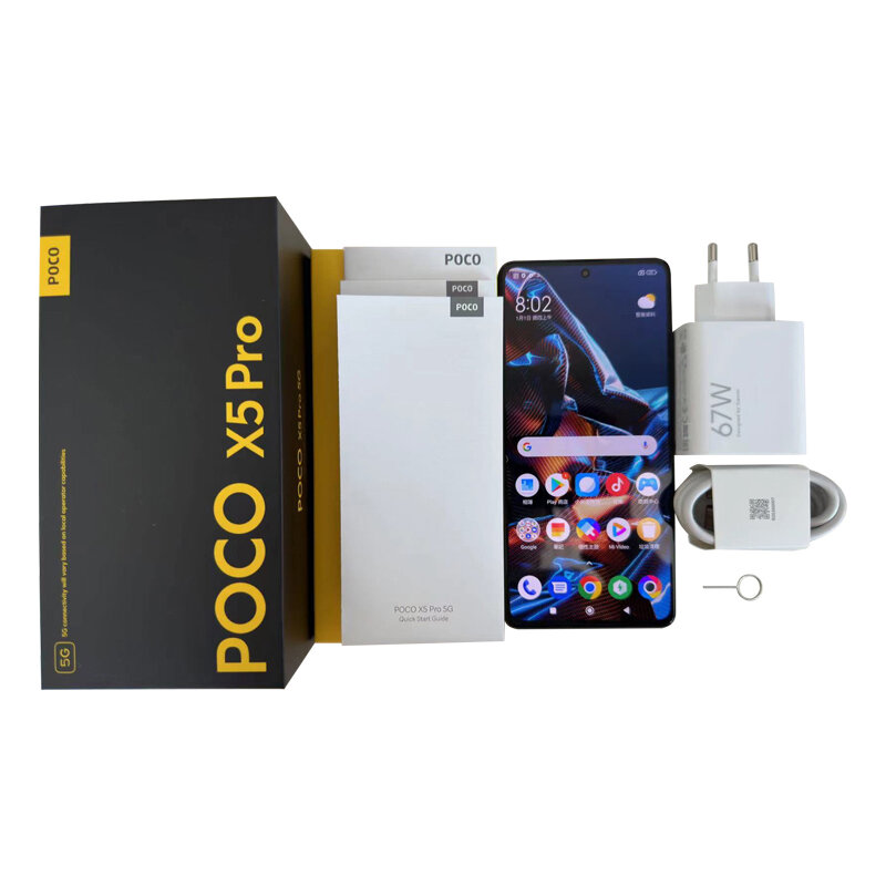 Wersja globalna POCO X5 Pro 5G android 128GB 256GB Snapdragon 778G 120Hz AMOLED DotDisplay 108MP kamera MIUI 14 67W