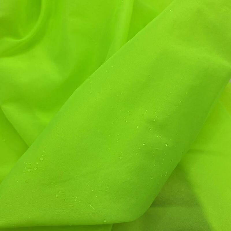 Tela de seda fresca de nailon 20D, ropa de protección solar ligera, cortavientos, baja elasticidad